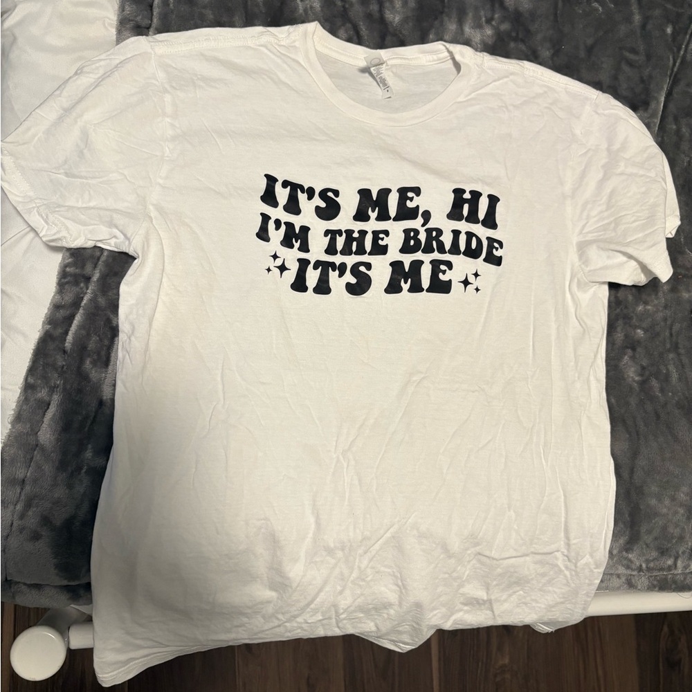 White Graphic Shirt - Taylor Swift, Bride